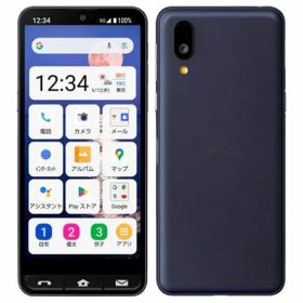 【中古】【安心保証】 BASIO active2 SHG12[64GB] au ネイビー