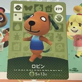 【訳あり】 amiiboカード どうぶつの森 ロビン