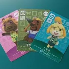 どうぶつの森 amiibo カード しずえ ラケットさん グラさん