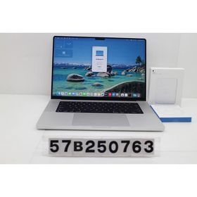 ノートパソコン Apple MacBook Pro 16in 2021 A2485 シルバー Apple M1 Max 64GB/1TB(SSD)/16W/3456x2234LiquidRetinaXDR 画面キズあり