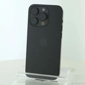 【中古】Apple(アップル) iPhone14 Pro 128GB スペースブラック MPXU3J／A SIMフリー 〔ネットワーク利用制限▲〕 【258-ud】