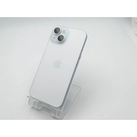 【中古】Apple docomo 【SIMフリー】 iPhone 15 128GB ブルー MTML3J/A【ECセンター】保証期間1ヶ月【ランクB】