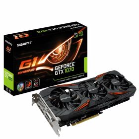 【中古】【非常に良い】(GTX 1070 G1 Gaming) - Gigabyte Geforce GTX 1070 G1 Gaming GeForce GTX1070 Graphic Card 8192 MB