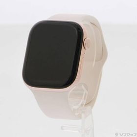 〔中古〕Apple(アップル) Apple Watch Series 10 GPS 46mm ローズゴールドアルミニウムケース ライトブラッシュスポーツバンド〔297-ud〕