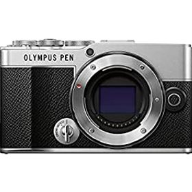 【中古】(非常に良い)OLYMPUS PEN E-P7 ボディー シルバー
