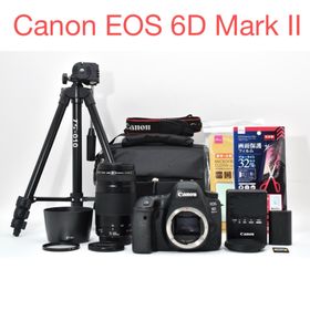 キヤノン(Canon)のデジタル一眼レフカメラ望遠レンズセットCanon EOS 6D Mark II(デジタル一眼)