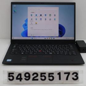 Lenovo ThinkPad X1 Carbon 7th Gen Core i7 8565U 1.8GHz/16GB/256GB(SSD)/14W/FHD(1920x1080)/Win11 【549255173】