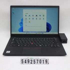 Lenovo ThinkPad X1 Carbon 8th Gen Core i5 10210U 1.6GHz/16GB/256GB(SSD)/14W/FHD(1920x1080)/Win11 【549257019】
