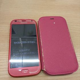 らくらくホンdocomo F-42A ピンク 本体 + ケース