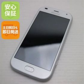 新品同様 F-42A らくらくスマートフォン ホワイト 即日発送 スマホ 白ロム 富士通 土日祝発送OK 07000