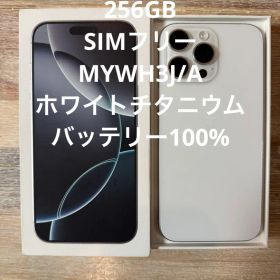 【極美品】iPhone16 Pro Max 256GB SIMフリー ホワイト