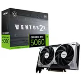 MSI エムエスアイ GeForce RTX 5060 8G VENTUS 2X OC グラフィックボード GeForce RTX 5060 8G VENTUS 2X OC