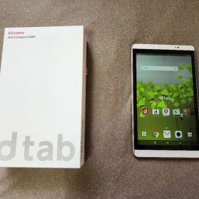 docomo dtab Compact d-02H シルバー ACアダプターなし