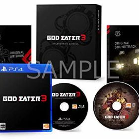 【中古】【PS4】GOD EATER 3 初回限定生産版【早期購入特典】主人公着せ替え衣装「ヴァジュラくん[獣神]」をダウンロードできるプロダクトコード (封入)