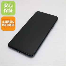 安心保証 超美品 SIMフリー HUAWEI nova 5T ブラック スマホ 白ロム