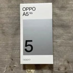 最新 たっぷり使えるバッテリーと屋外でも明るい大画面 OPPO A5 5G