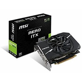 【中古】「非常に良い」MSI GeForce GTX 1070 AERO ITX 8G OC グラフィックスボード VD6305(PCパーツ)