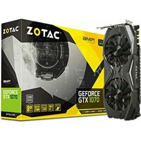 ZOTAC GeForce GTX 1070 AMP! エディション ZT-P10700C-10P 8GB GDDR5 IceStorm クーリング VR レディ ゲームグラフィックスカード(PCパーツ)