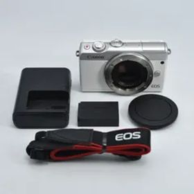 B#10476 T Canon ミラーレス一眼カメラ EOS M100 ボディー(ホワイト) EOSM100WH-BODY