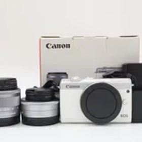 C261606)Canon EOS M100 ミラーレス一眼レフ ダブルレンズキット 美品