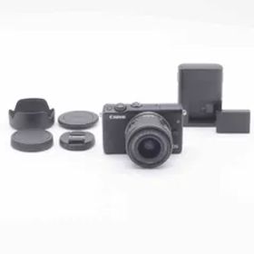 超美品★ Canon ミラーレス一眼カメラ EOS M100 EF-M15-45 IS STM レンズキット(ブラック) #295