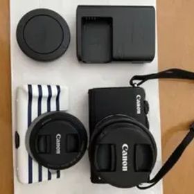 CANON EOS M100(ブラック) セット 一眼レフカメラ