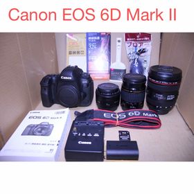 キヤノン(Canon)のCanon EOS 6D Mark II標準&望遠&単焦点トリプルレンズセット(デジタル一眼)