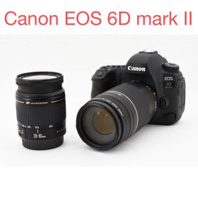 キヤノン(Canon)のCanon EOS 6D Mark II標準&望遠ダブルレンズセットレンズセット(デジタル一眼)