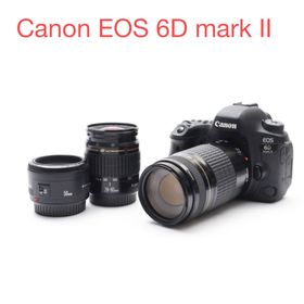 キヤノン(Canon)のデジタル一眼レフCanon EOS 6D Mark II 標準&望遠レンズセット(デジタル一眼)