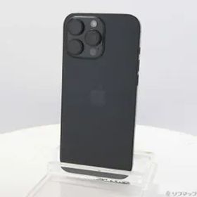 ソフマップ 〔中古品〕 iPhone16 Pro Max 256GB ブラックチタニウム MYWG3J／A SIMフリー【377】