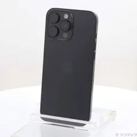 ソフマップ 〔中古品〕 iPhone16 Pro Max 512GB ブラックチタニウム MYWL3J／A SIMフリー【377】