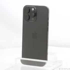 ソフマップ 〔展示品〕 iPhone16 Pro Max 256GB ブラックチタニウム 3N528J／A SIMフリー【276】