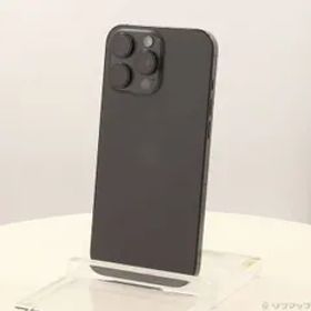 ソフマップ 〔中古品〕 iPhone16 Pro Max 256GB ブラックチタニウム MYWG3J／A SIMフリー【258】