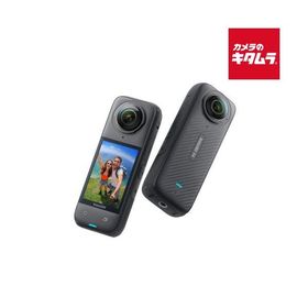 Insta360 X4（CINSABMA） ビデオカメラ 4K 小型 高画質 ウェアラブル 全天球360度カメラ 《納期約１−２週間》