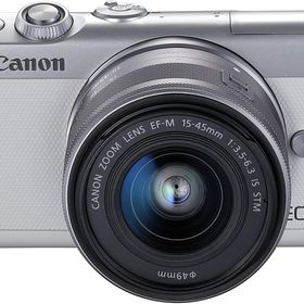 【中古】【非常に良い】Canon ミラーレス一眼カメラ EOS M100 EF-M15-45 IS STM レンズキット(ホワイト) EOSM100WH1545ISSTMLK