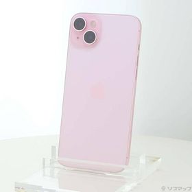 〔中古〕Apple(アップル) iPhone15 Plus 128GB ピンク MU093J／A SIMフリー〔198-ud〕