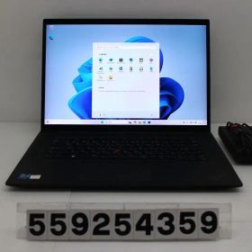 Lenovo ThinkPad P1 Gen4 Xeon W-11855M 3.2GHz/32GB/512GB/WQUXGA タッチパネル/Win11/NVIDIA RTX A2000 Laptop GPU 【559254359】