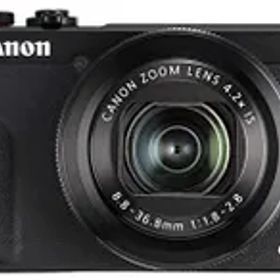 【中古】Canon コンパクトデジタルカメラ PowerShot G7 X Mark III ブラック 1.0型センサー/F1.8レンズ/光学4.2倍ズーム PSG7XMARKIIIBK