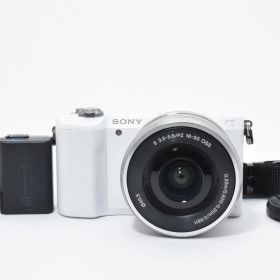 【美品】ソニー SONY a5000 デジカメ ホワイト ショット7596回