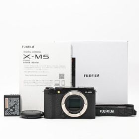 ＜美品＞ FUJIFILM X-M5 ボディ ブラック｜シャッター数わずか27枚(ミラーレス一眼)