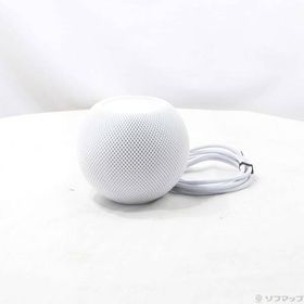 【中古】Apple(アップル) HomePod mini ホワイト MY5H2J／A 【262-ud】