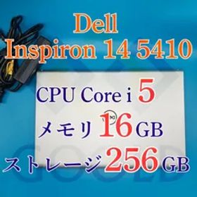 DELL Inspiron 14 5410 CPU：i5 メモリ：16GB ストレージ：256GB 電源投入回数：22回 使用時間：181時間 商品管理コード：GOOLD_0029