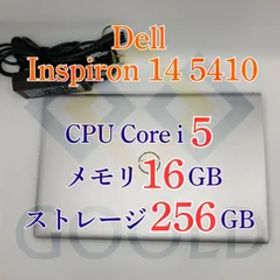 DELL Inspiron 14 5410 CPU： i5 メモリ：16GB ストレージ：256GB 電源投入回数：150回 使用時間：191時間 商品管理コード：GOOLD_0024