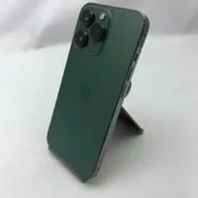 【中古・バッテリー劣化・フレームキズ有】iPhone 13 Pro 256GB アルパイングリーン simロック解除済