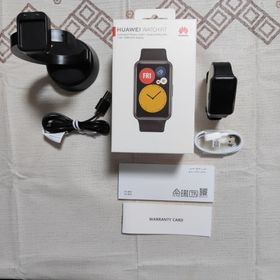 ファーウェイ(HUAWEI)のHUAWEI WATCH FIT グラファイトブラック(その他)