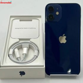 【中古】iPhone12 mini 64GB ブルー MGAP3J/A SoftBank版SIMフリー 訳あ