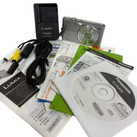 【動作品】Panasonic パナソニック LUMIX ルミックス DMC-FX60 コンパクトデジタルカメラ CCD 美品 画面ヤケあり 付属品あり