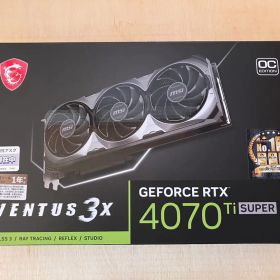 MSI RTX 4070 Ti SUPER 16GB VENTUS 3X