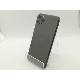 【中古】Apple SoftBank 【SIMロック解除済み】 iPhone 11 Pro Max 64GB スペースグレイ MWHD2J/A【OSU301】保証期間1ヶ月【ランクB】