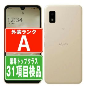 【中古】 A104SH AQUOS wish アイボリー Aランク SIMフリー 本体 ワイモバイル スマホ シャープ 【あす楽】 【保証あり】 【送料無料】 a104shwh8mtm